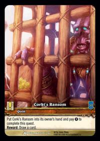 warcraft tcg extended art corki s ransom ea