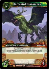 warcraft tcg loot cards corrupted hippogryph loot