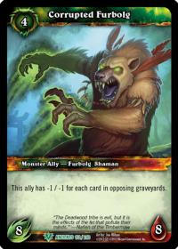 warcraft tcg war of the ancients corrupted furbolg