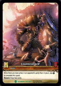 warcraft tcg archives counterattack ea foil