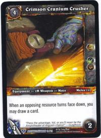 warcraft tcg class deck 2013 spring crimson cranium crusher cd