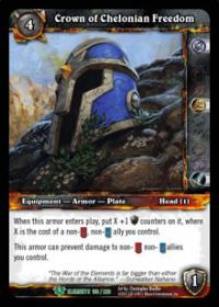 warcraft tcg war of the elements crown of chelonian freedom