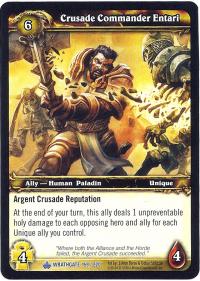 warcraft tcg wrathgate crusade commander entari