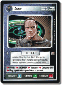 star trek 1e reflections 1 damar foil