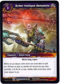 warcraft tcg worldbreaker foreign dancine rune weapon french