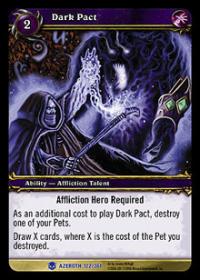 warcraft tcg heroes of azeroth dark pact