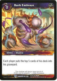 warcraft tcg war of the elements dark embrace