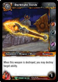 warcraft tcg twilight of the dragons darklight torch