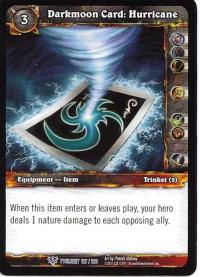 warcraft tcg twilight of the dragons darkmoon card hurricane