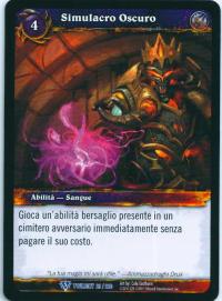 warcraft tcg twilight of dragons foreign dark simalacrum italian