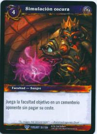 warcraft tcg twilight of dragons foreign dark simalacrum spanish