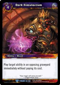 warcraft tcg twilight of the dragons dark simulacrum