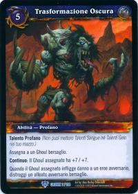 warcraft tcg crown of the heavens foreign dark transformation italian