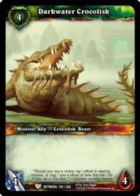 warcraft tcg betrayal of the guardian darkwater crocolisk