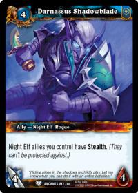 warcraft tcg war of the ancients darnassus shadowblade