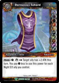 warcraft tcg war of the ancients darnassus tabard