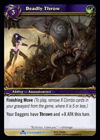 warcraft tcg scourgewar deadly throw