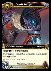 warcraft tcg scourgewar deathcharger