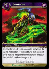 warcraft tcg class deck 2013 spring death coil cd