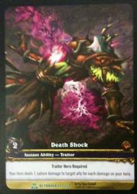 warcraft tcg extended art death shock ea