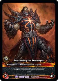 warcraft tcg extended art deathwing alternate art ea