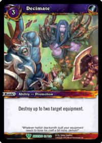 warcraft tcg war of the ancients decimate