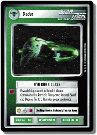 star trek 1e reflections 1 decius foil