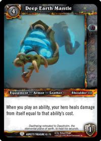 warcraft tcg battle of aspects deep earth mantle