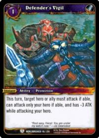 warcraft tcg worldbreaker defender s vigil