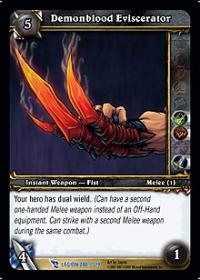 warcraft tcg march of legion demonblood eviscerator