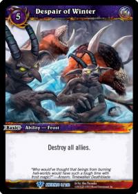 warcraft tcg war of the ancients despair of winter
