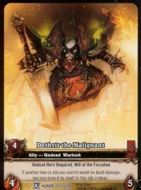 warcraft tcg extended art dethvir the malignant ea