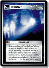 star trek 1e reflections 1 devidian door foil