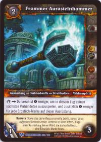 warcraft tcg worldbreaker foreign devout aurastone hammer german