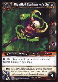 warcraft tcg worldbreaker dignified headmaster s charge