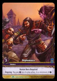 warcraft tcg extended art diplomacy ea