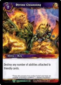 warcraft tcg worldbreaker divine cleansing