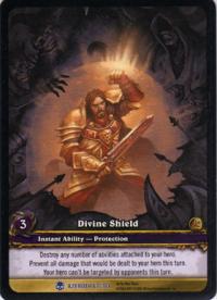 warcraft tcg extended art divine shield ea