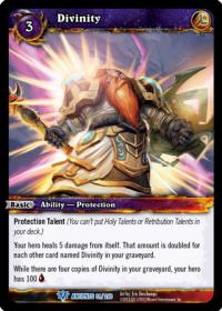 warcraft tcg war of the ancients divinity
