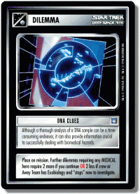 star trek 1e reflections 1 dna clues foil
