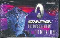 star trek 1e star trek 1e sealed product the dominion booster box