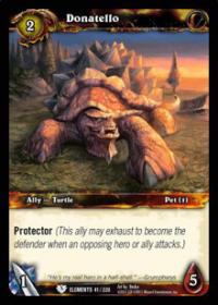 warcraft tcg war of the elements donatello