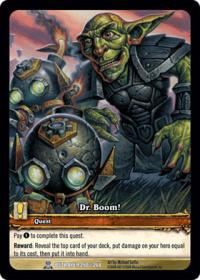 warcraft tcg extended art dr boom ea