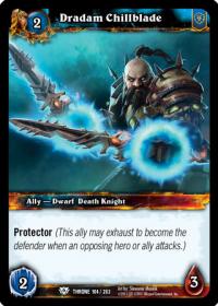 warcraft tcg throne of the tides dradam chillblade