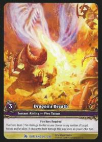 warcraft tcg extended art dragon s breath ea