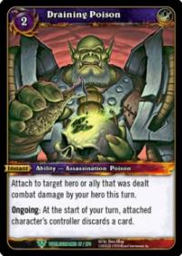 warcraft tcg worldbreaker draining poison