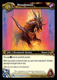 warcraft tcg scourgewar dreadsteed