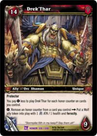 warcraft tcg fields of honor drek thar