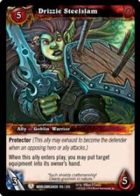 warcraft tcg worldbreaker drizzie steelslam