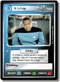 star trek 1e 1e premiere limited dr la forge